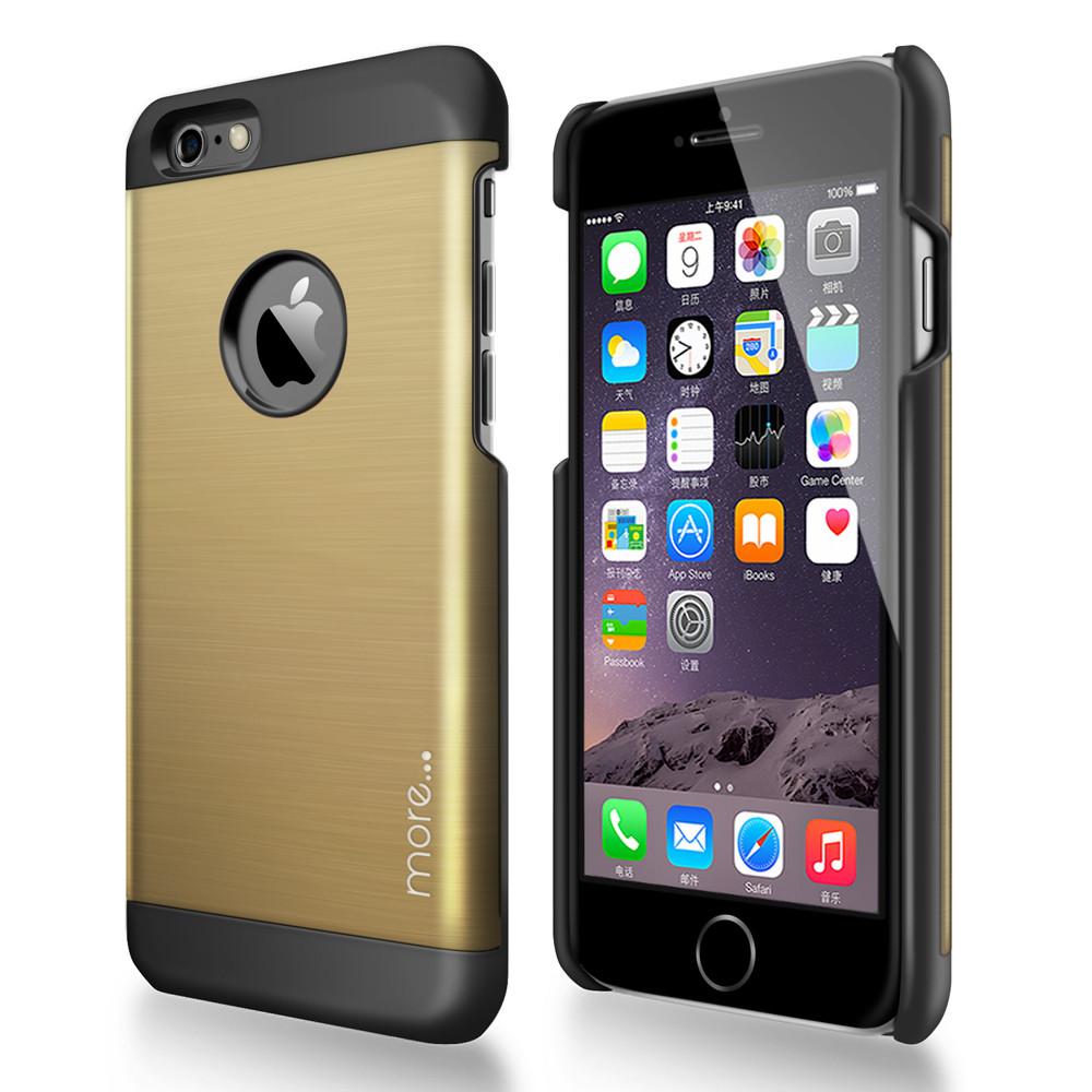 More® Glaze Brushed Aluminium Series for iPhone 6 Plus - Champagne Gold