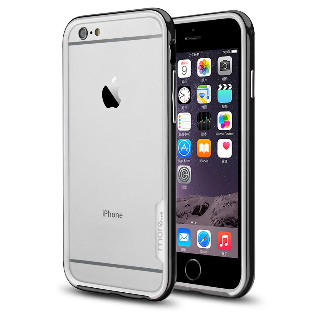 More® Slim-Line Bumper Clear Series for iPhone 6 Plus - Pearl Black