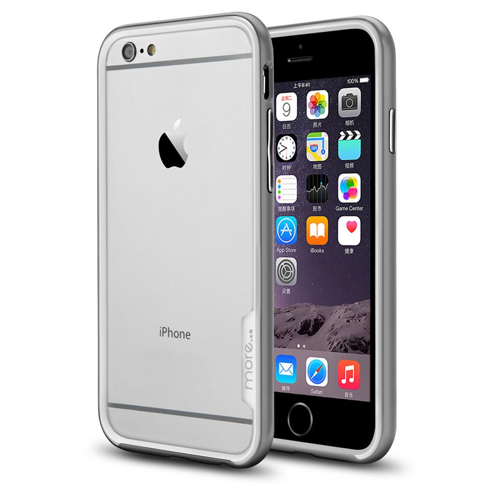 More® Slim-Line Bumper Clear Series for iPhone 6 Plus - Gunmetal