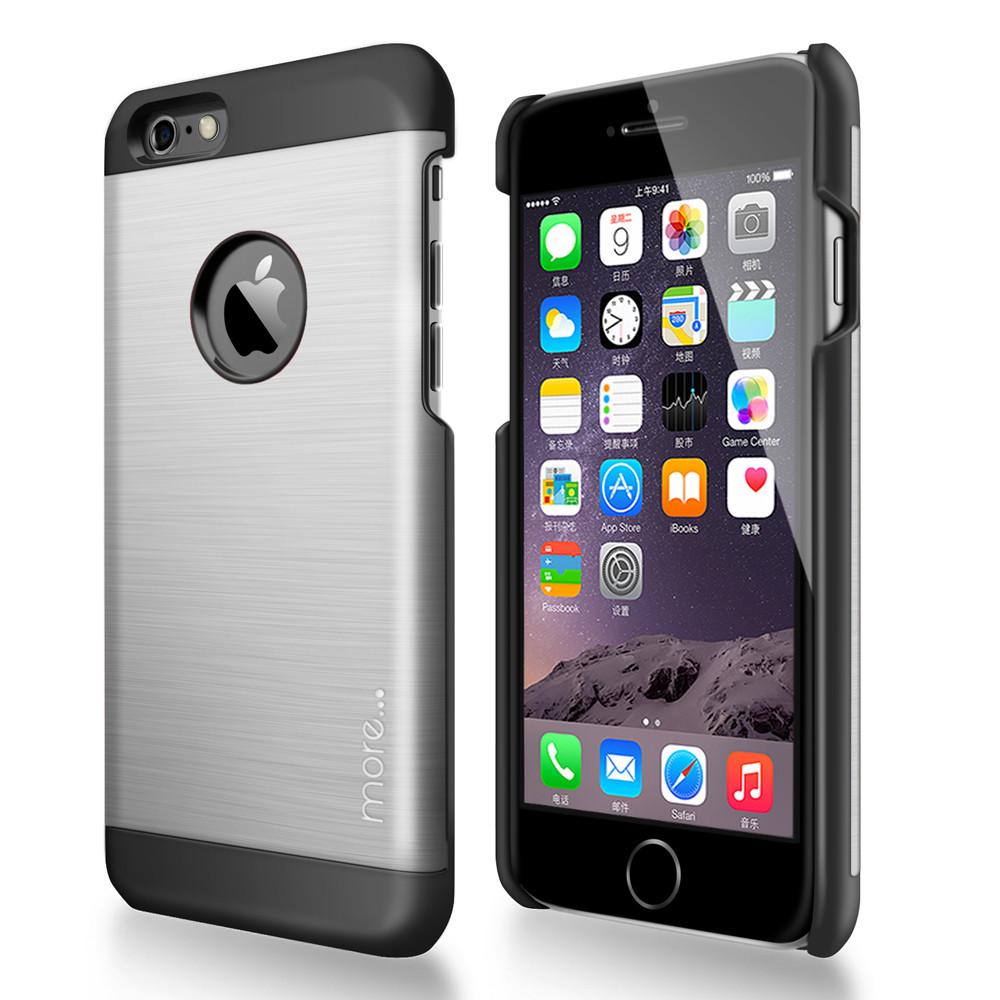 More® Glaze Brushed Aluminium Series for iPhone 6 / 6s - Satin Silver