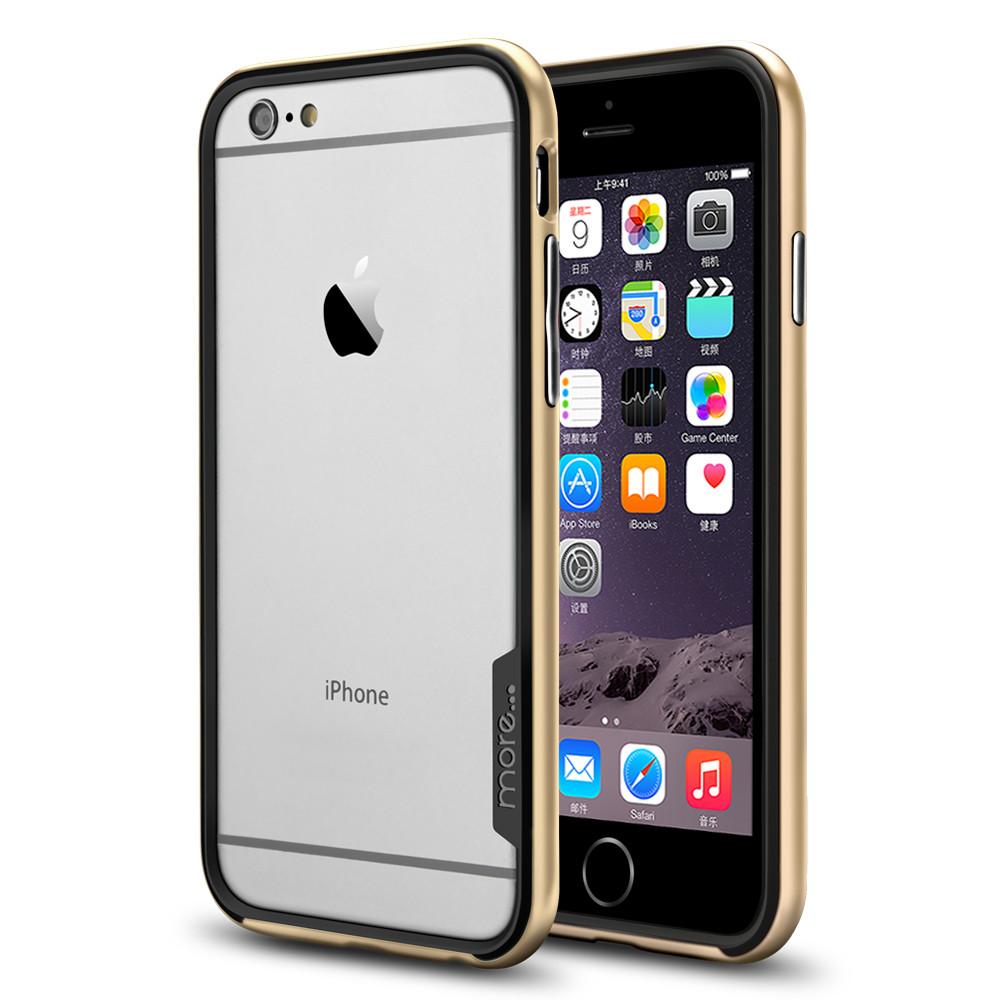 More® Slim-Line Bumper Black Series for iPhone 6 / 6s - Champagne Gold
