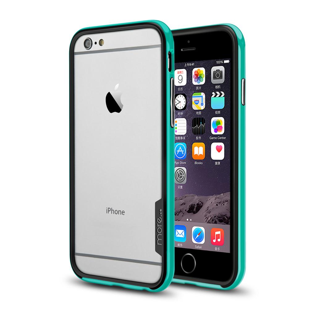 More® Slim-Line Bumper Black Series for iPhone 6 / 6s - Mint Green