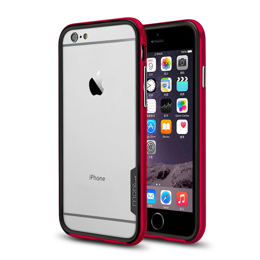 More® Slim-Line Bumper Black Series for iPhone 6 Plus - Dante Red