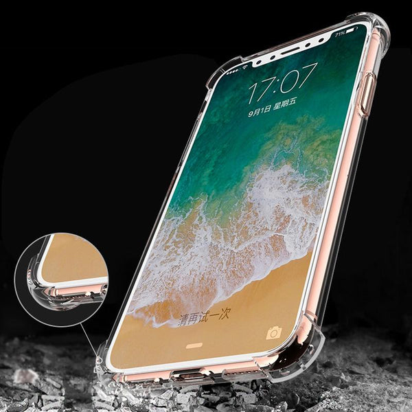 Rugged Clear Case for iPhone X